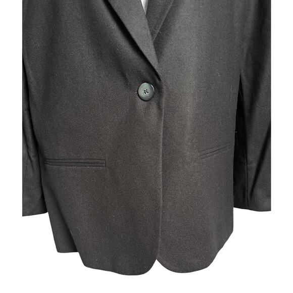 Sag Harbor Vintage New Dead Stock Size 12 P 100% Wool Back Oversized Blazer - Picture 5 of 8